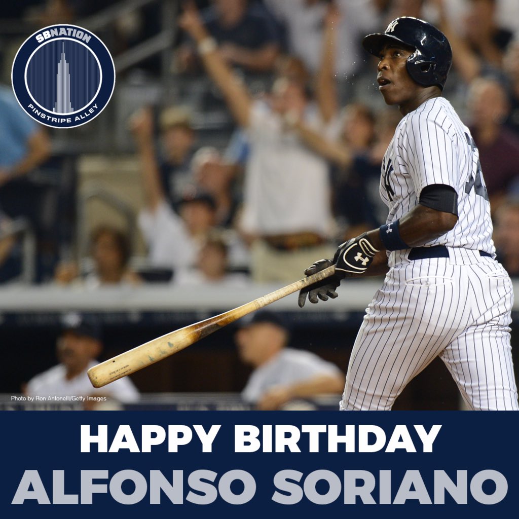 Sending a big happy birthday to Alfonso Soriano! 