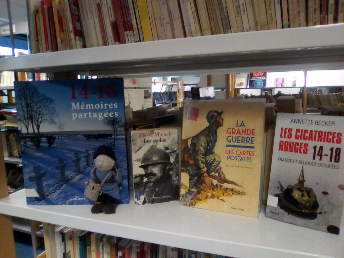 CDIDupleix's tweet photo. Alors, voilà, Alphonse est arrivé ce matin au CDI du lycée. Il a fait une entrée remarquée. Il est déjà intégré parmi les lycéen.e.s 😃et aime beaucoup les livres et BD surtout ceux concernant la #1GM, cela va de soi ! https://t.co/RWs9HRhCc7
