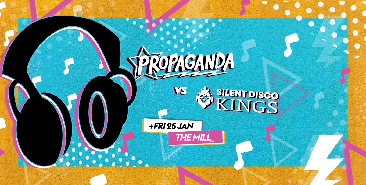 We're back at @TheMillDigbeth on Friday 25th January with a Silent Disco with a vs with <a href="/SilentDiscoKing/">Silent Disco King</a>! We play the best indie and pop-punk bangers, they play the best commercial and pop tunes... who's gonna win?

For info check: facebook.com/events/3876559…