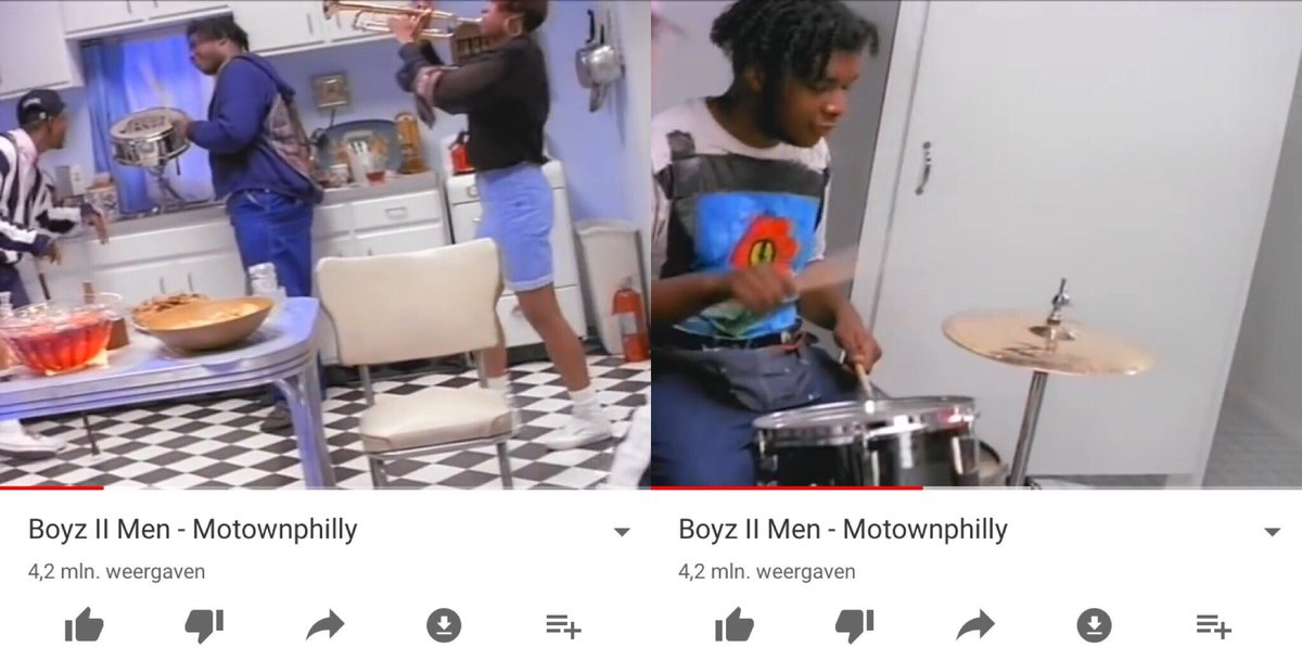 Yo ⁦<a href="/questlove/">?st</a>⁩ is that you? Waauwww ... 👌 good stuff! 

Was takin’ a trip down memory lane, checkin’ out joints from back in the day 🎼🎵🖤 ⁦<a href="/BoyzIIMen/">Boyz II Men</a>⁩