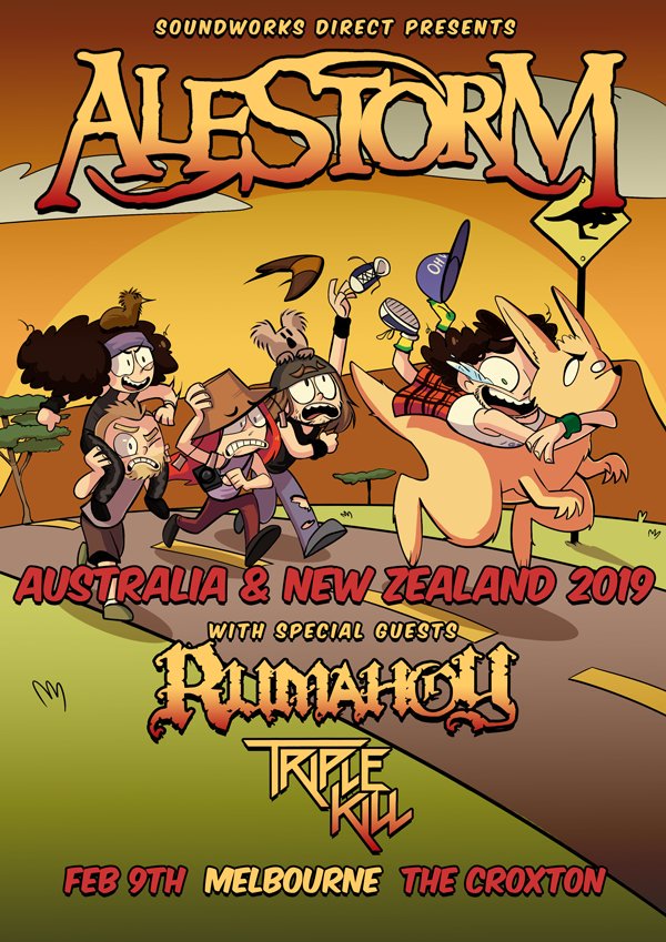 😍😍😍😍🍆🍆🍆🍆
WE'RE OPENING THE @alestormband MELBOURNE SHOW.
We'd say to get your tickets but it's sold out already!

ALESTORM - Melbourne - SOLD OUT!
Feb 9th @ the Croxton! W/@Rumahoy

Who's going? #TripleYaSelf #Metal #FilkMetal #Pirate #Piratemetal #Yar #duck #alestorm