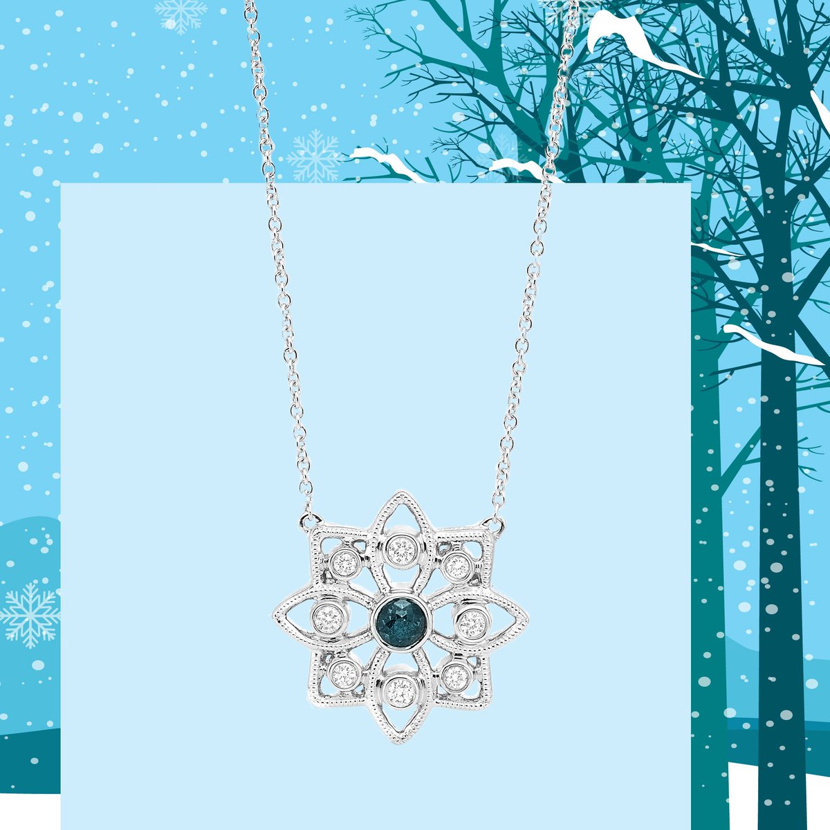 OfficialCOL's tweet photo. We got the Monday blues... in a Crown of Light way! #mondaythoughts #MondayMotivation #crownoflight #WinterWonderland #jewelry #luxury #necklace #style https://t.co/hDPFyMulgO