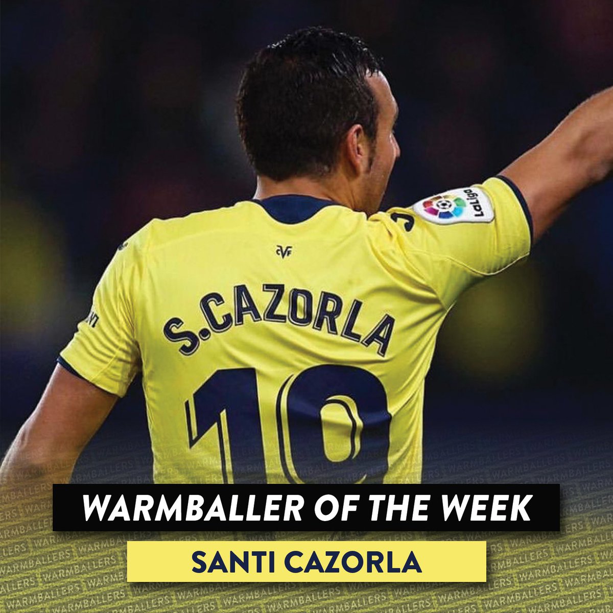 Our #WarmballerOfTheWeek goes to Santi Cazorla for scoring a brace for Villarreal against Real Madrid last Thursday, in his first season back from an ankle injury that kept him sidelined for almost two years!🔥⚽️