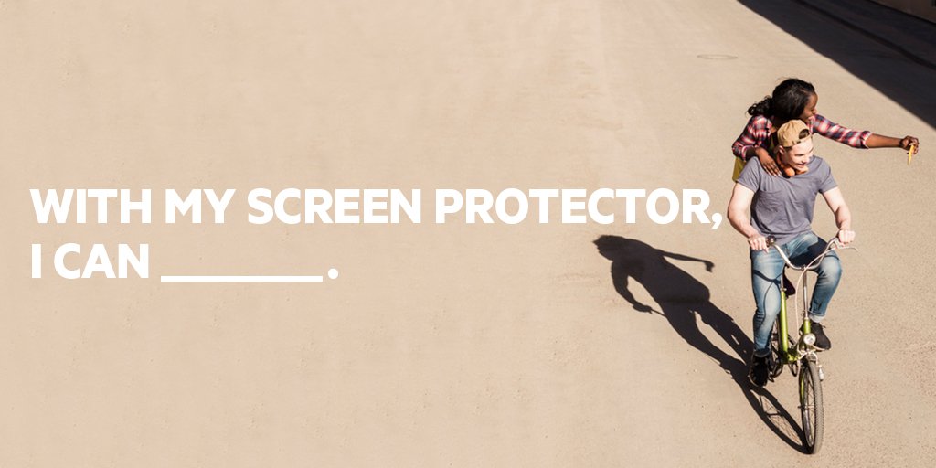 Fill in the blank using the hashtag #BelkinCES2019 and tag @Belkin for a chance to win a new screen protector. #CES2019