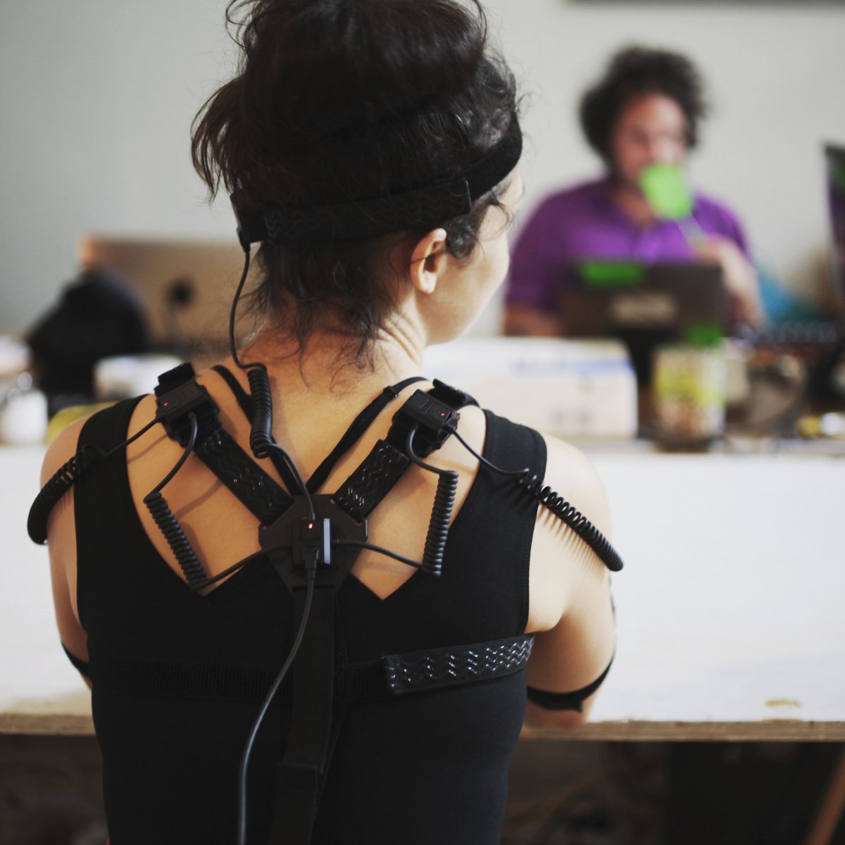 Motion capture/Swarming Lounge
Photo Tina Kult

#mediaart #MixedReality #mixedmedia #Vienna #Montreal #technology #Dancer #motiondesign #artnumerique #data #performance #performingarts #konditionpluriel #swarminglounge #interactiveart #interactive #art