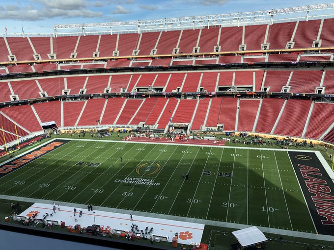 Levi's Stadium receives rave reviews during Monday's national championship  game | KNBR