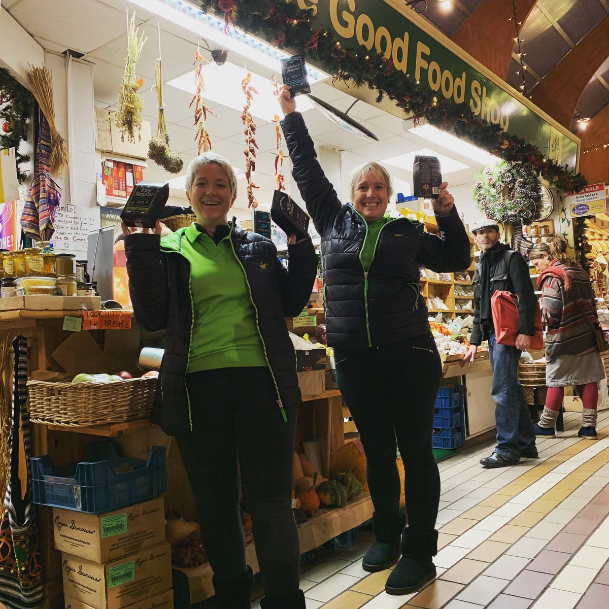 Woohoo! We have landed in Cork City’s English Market!!! Pop along to The Good Food Shop for your fix of #thenoteatea 😝😝 #newstockist #thekerryhappypear #corkcity #herbs