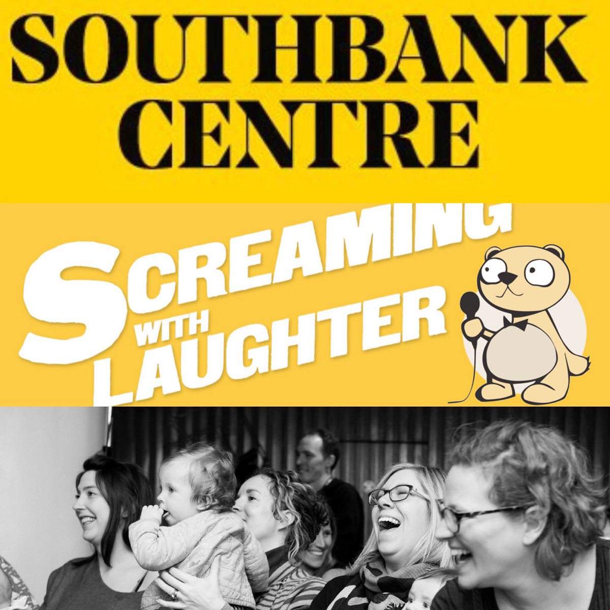 ScreamWithLaugh's tweet photo. 14th Feb ! ❤️ got a baby but fancy a date ? We’re Mega excited to be asked back to the #imagefestival @southbankcentre with a gorgeous line up from @jessicafostekew & @sarabarron and your host @HattyAshdown #guiltfeministpodcast #edinburoghnewcomernominee #parentcomedy #babys https://t.co/tZ601kmive