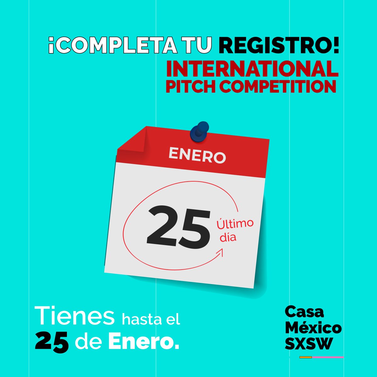 CasaMexicoSXSW's tweet photo. 📣 ¡Tenemos lista la convocatoria para que #startups mexicanas 🇲🇽 participen en el concurso de emprendedores! No dejes pasar la oportunidad. Consulta las bases y el registro aquí: 👉  https://t.co/JrM4EAGtnC https://t.co/udMKbPXcXG