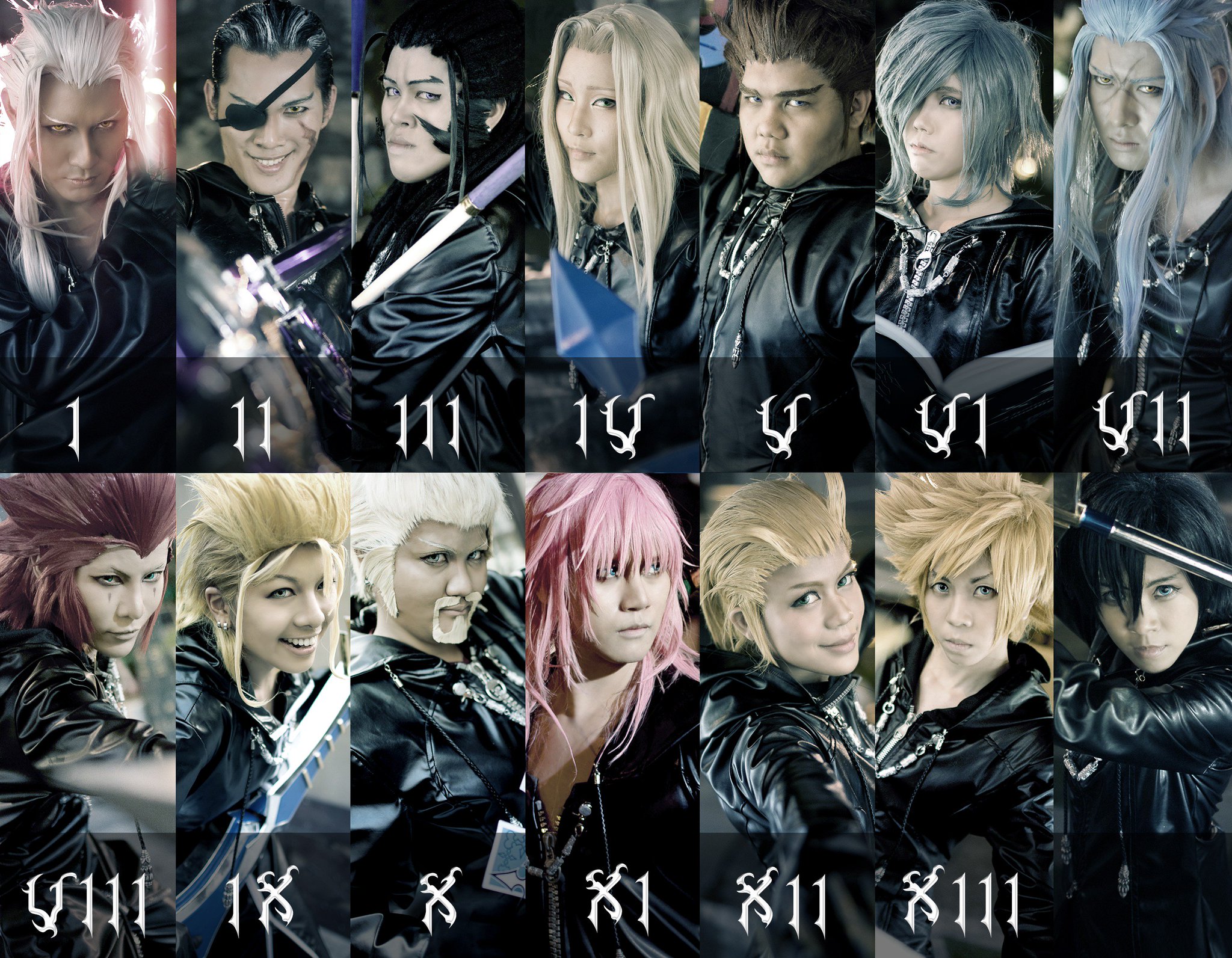 CMYK.cosplay on Twitter: "Kingdom Hearts Organization XIII Photo by ตา เฉย  https://t.co/0H0SFds37P Location : Picadaily Bkk. Onnuch #KingdomHearts #KH  #OrganizationXIII #Xemnas #Xigbar #Xaldin #Vexen #Lexaeus #Zexion #Saïx  #Axel #Demyx #Luxord ...