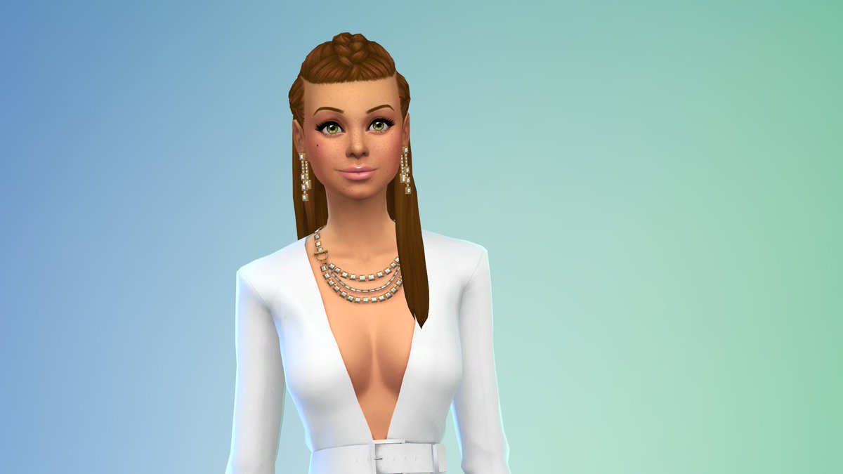deasimmer's tweet photo. My #SCCSims4 entry! In Brazil we use white to enter the New Year. The colour represents peace, but for me is also like a brand new canvas, a brand new start =D. This is Arianna and she is ready to enjoy the party! Are you ready to have fun with her? https://t.co/hjpysHNekX