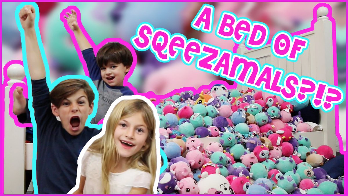 HEY - HEY YOU - we made and entire bed out of @squeezamals and you should definitely watch it RIGHT NOW! youtube.com/watch?v=BTTh5C…