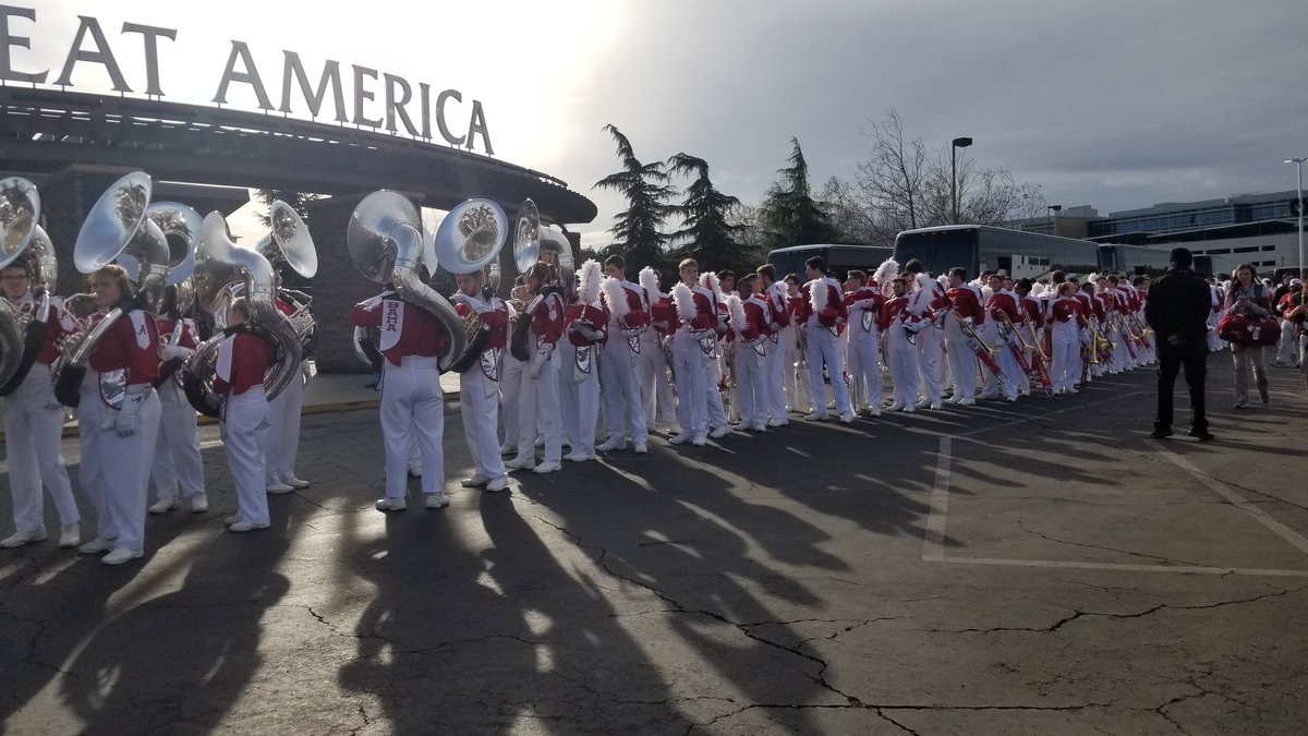 MDB lined up ready to match into Levi's Stadium
