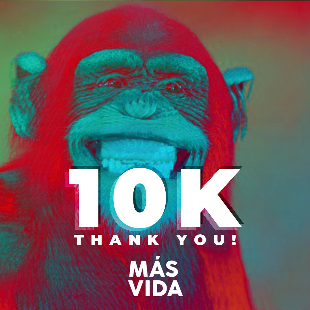 Follow us on Instagram and comment on our 10k post for a chance to win 4 VIP tickets with drinks for the next 3 <a href="/Mas_Vida_/">Más Vida</a>  events, starting with Rolling Rock in the 23rx March. instagram.com/mas_vida_offic… #techno #techhouse #housemusic #undergroundmusic #electronicmusic #masvida