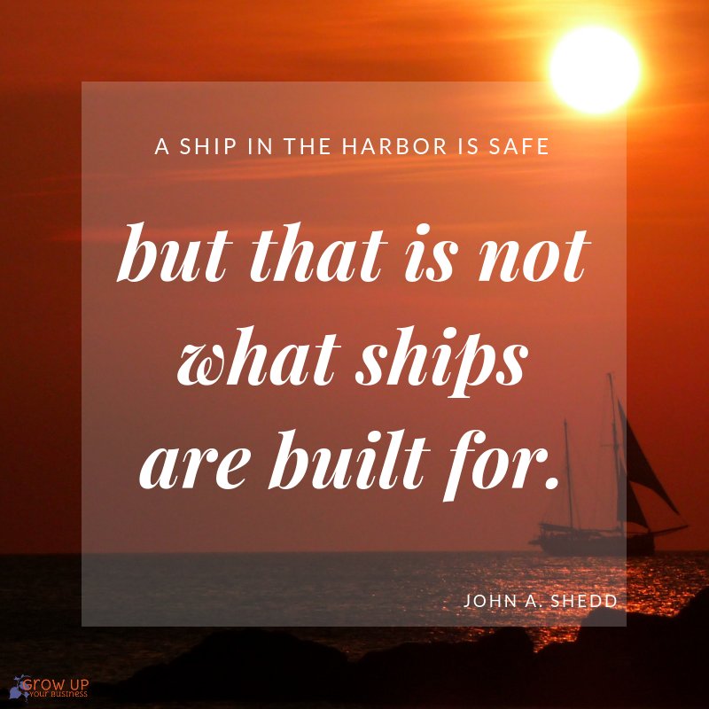 MattKelton's tweet photo. You started your business out of passion and passion isn't meant to be safe, it's meant to guide you out into the world. https://t.co/euF9lKPaNK