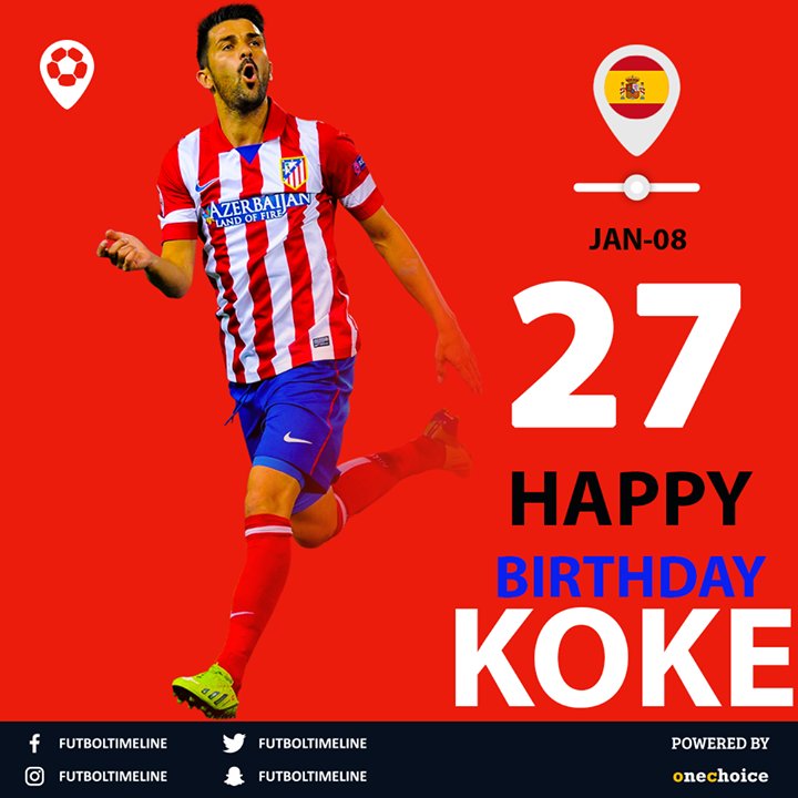 futboltimeline's tweet photo. 🎂🎀🎉Happy Birthday🎂🎀🎉 #KOKE😍
1X SPANISH CHAMPION
13/14 Atlético Madrid
1X SPANISH CUP WINNER
12/13 Atlético Madrid
1X SPANISH SUPER CUP WINNER
14/15 Atlético Madrid
2X EUROPA LEAGUE WINNE
17/18 Atlético Madrid 
11/12 Atlético Madrid 
1X EUROPEAN UNDER-21 CHAMPION
2013 Spa… https://t.co/OTCktrmldM
