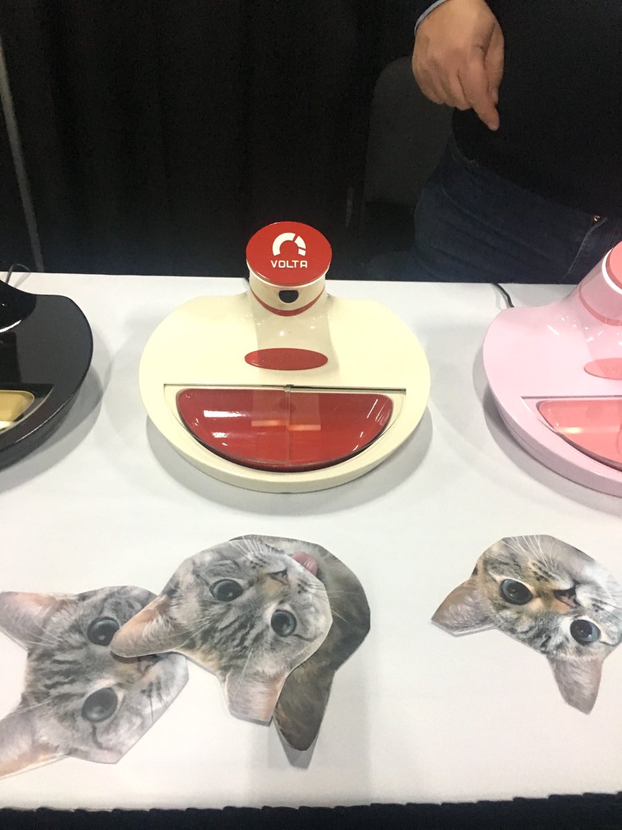 HKStrategies's tweet photo. The lovely thing about #CES2019 is that all the family members are catered for – here we have a smart pet feeder that recognises your pet’s face and only opens for them. Gets 10 pawprints from us. #HKCES #CESUnveiled https://t.co/l9JyKaSgza