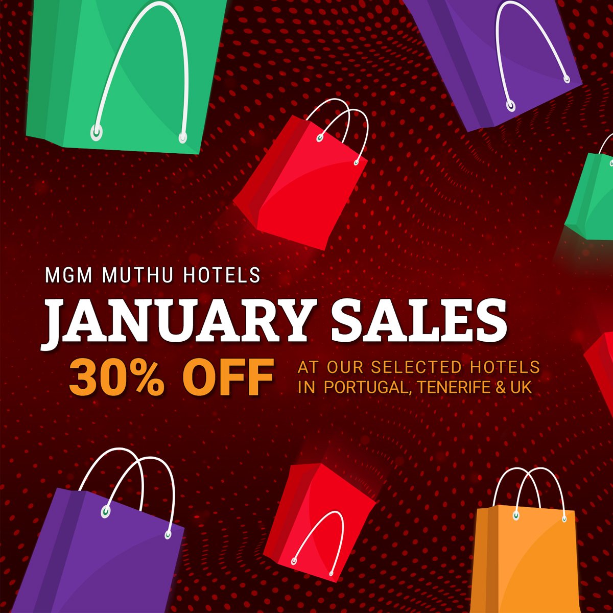 A wonderful beginning to 2019 awaits you at any of our Hotels in most desired destinations across the world such as Portugal, Tenerife &amp; UK! Book Now Our January Sale Offer! goo.gl/aqQ6SN