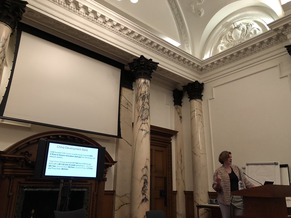 High octane talk by <a href="/MazzucatoM/">Mariana Mazzucato</a> in the historic Churchill room tonight organised by the <a href="/cabinetofficeuk/">Cabinet Office</a> Future Policy Network. #innovation #psilabs