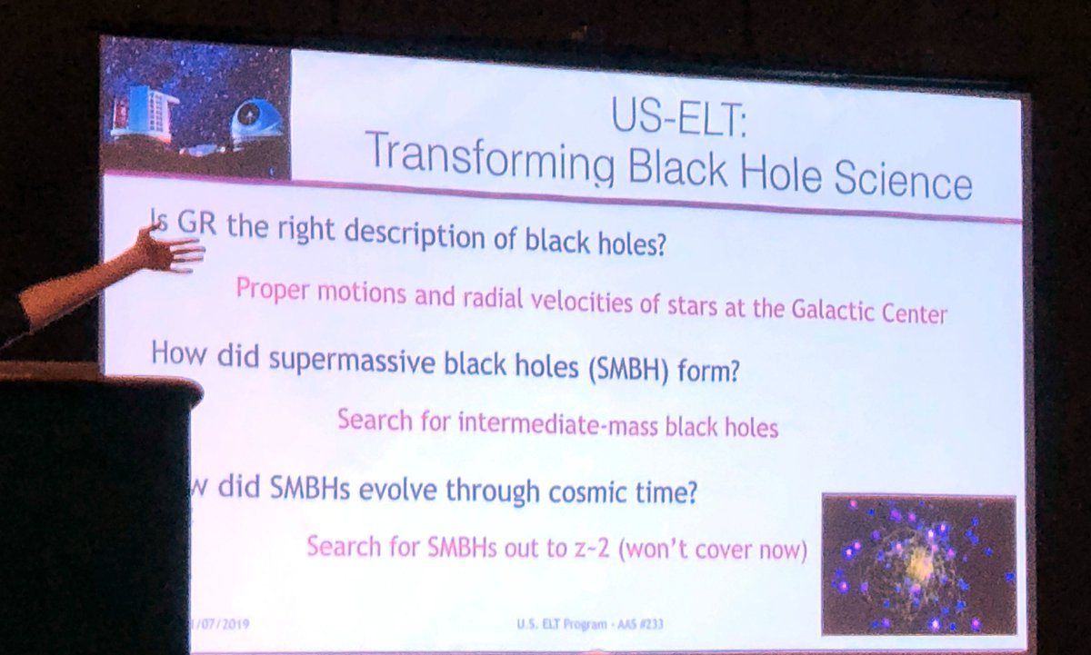 AURADC's tweet photo. #USELTP will transform Black Hole Science @TMTHawaii @GMTelescope @NOAONorth #AAS233 https://t.co/mv42FYtMa9