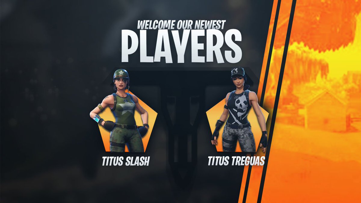 TitusDistrict's tweet image. Welcome two of our newest fortnite players to the team with a follow!

🔸  @obviame
🔸  @tregvas