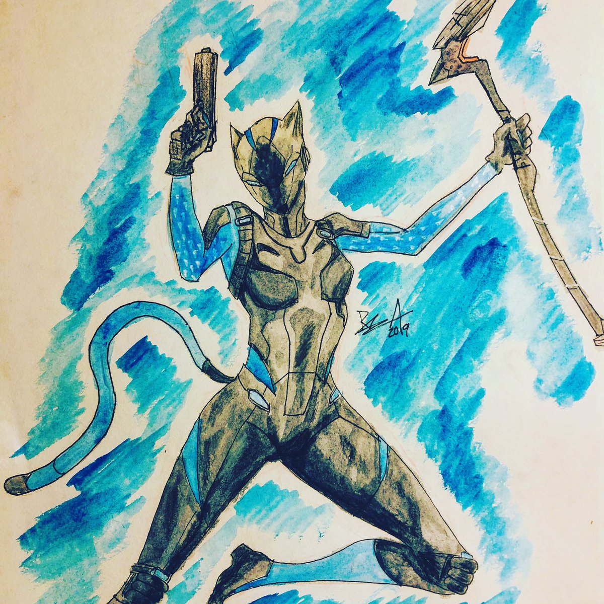 lynx lynx fortnite drawing - fortnite lynx drawing