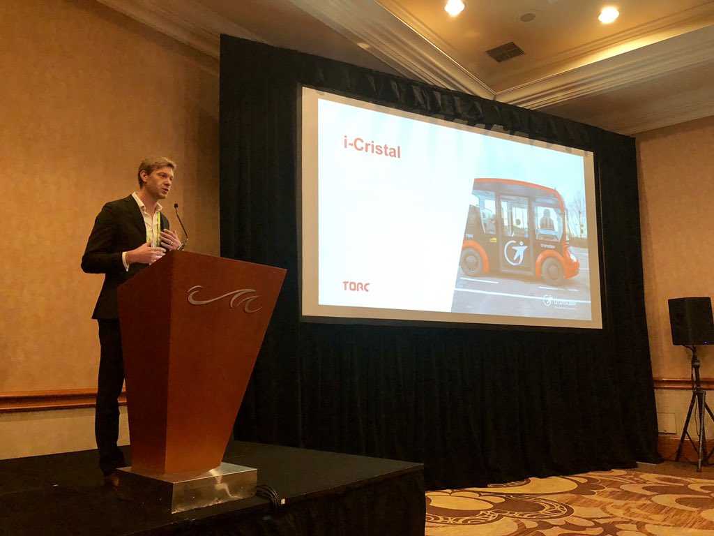 #CES2019 #News «We have amazing teams of engineers working day-to-day together to integrate Torc’s cutting-edge #technology into #iCristal within the #ATSbyTransdev.» <a href="/Transdev/">Transdev Group</a> #Autonomous #Transport Systems Deputy Director, William Levassor on the partnership with @torcrobotics
