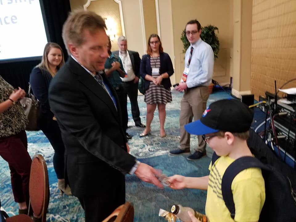drschaumleffel's tweet photo. From this @IndstateNLSA Campus Director &amp; @BSACrossroads #SilverBeaver, THANK YOU to @BSAChief for your excellent #keynote representing @boyscouts &amp; for being so #kind to my son @NPL_Alliance #AMIOrlando #RCSM462 https://t.co/sCFkp7CEQ9