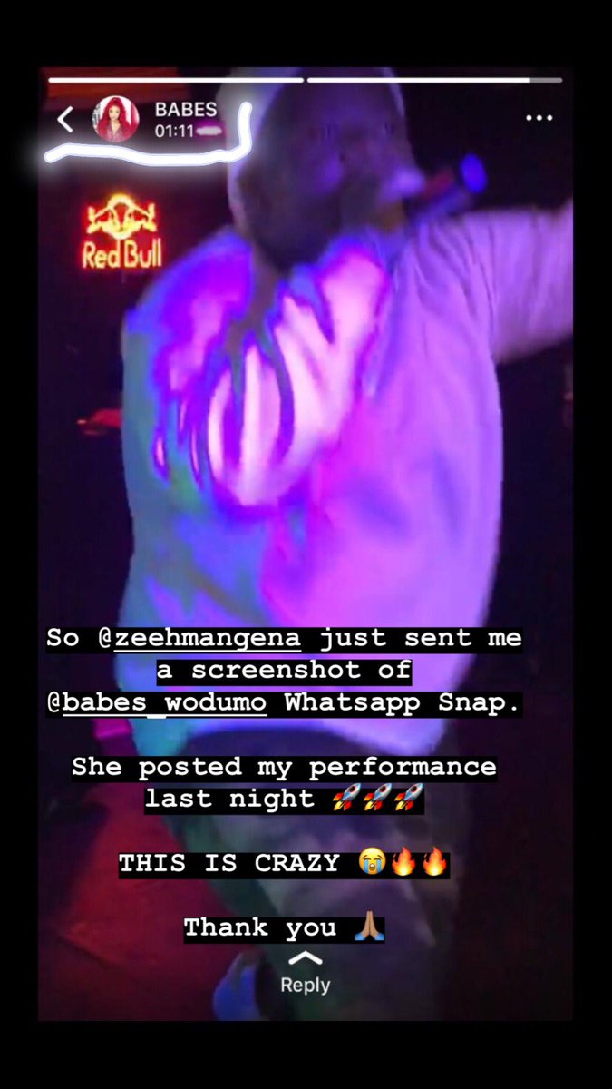 MandlaMakhubel's tweet photo. Oh Yes I Forgot To Share This Twitter Family🙈 I was performing at Wine Thursday In Durban. Got This Screenshot From An Associate In Durban, Babes Wodumo Posted My Performance On Her Whatsapp Story😢😢 https://t.co/XJheICu0Pp