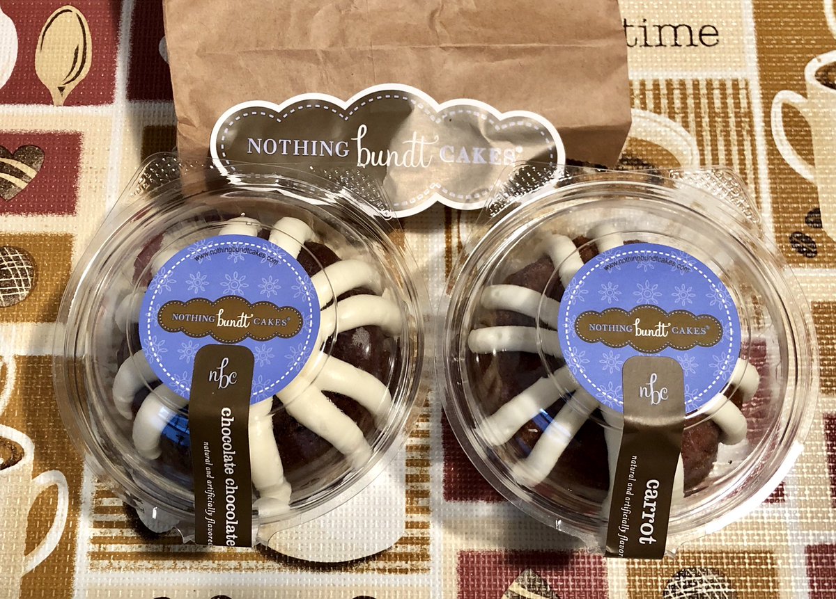 L4Laugh's tweet photo. Minimum wage v. Bandt Cakes: Massachusetts State raised “minimum wage” in 2019 to $12/hour. So working 1 hour could buy 2 small Bandt Cakes: the extract calories I can burn by working out in a Zumba class or doing office work! @NothingBundt @bu_yell #ProjectTEAMTuesday #YourWorth https://t.co/uy8LKRjRVp