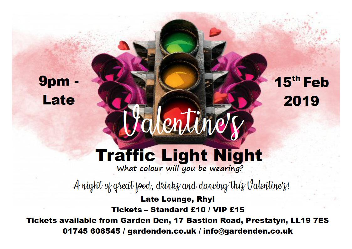 eventnorthwales's tweet photo. Come join us this valentines for a Traffic Light Night.... what colour will you be wearing? #nightout #valentines #drinks @lateloungerhyl @FrontRoomRhyl @northwalesmag https://t.co/QGG9c7Om3y