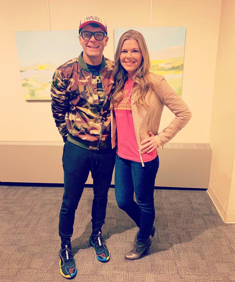 <a href="/mrBobbyBones/">Bobby Bones</a> thanks for the s/o on the post show preshow today! Hope you love your <a href="/StackedCo/">STACKED</a> bracelets! Next time we will grab coffee 😉 #bestfriends #champion