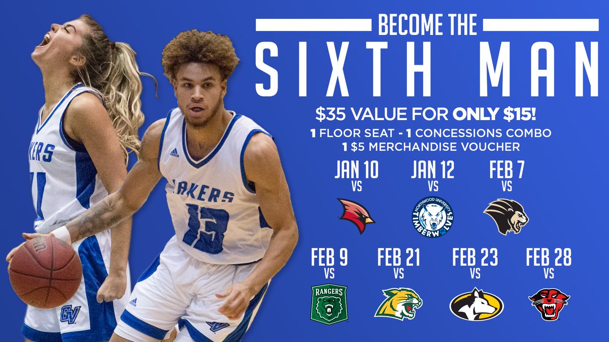 Want to experience the game from the floor? 
Grab one of our Sixth Man deals for only $15!
Includes a floor seat, concessions combo (drink, popcorn, hotdog), and $5 voucher to Louie's Locker Room.
Grab your tickets now: bit.ly/sixthmandeal