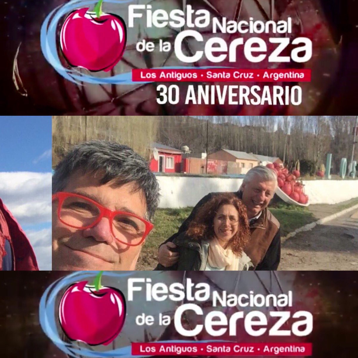 FABIANBANCHERO's tweet photo. Ya rumbo a #SantaCruz #FNC30 Fiesta Nacional de la Cereza 🇦🇷 🍒 #LosAntiguos @losantiguostur 🎤🎼☀️✈️ Con @AngyDobai #DarioMillan @CamiBanche @Trompi__  Escuchanos hasta las 17hs. X La histórica @ElMundoAM1070 @BorgDamian @PABLOGSCHAAB @marianopuglies3 https://t.co/pNbg6oNq3f