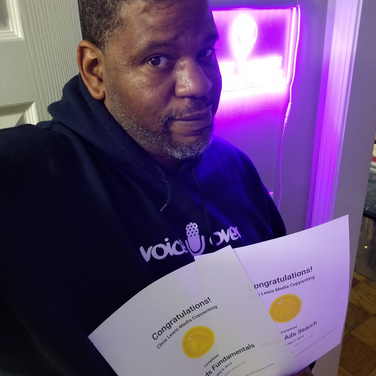 CLM_Voiceovers's tweet photo. Today's slight tension headache is brought to you by: #GoogleAdscertifications. Two certification exams, granting two certificates, that I will henceforth and forevermore simply call: "Girl" and "Boy" (You get to pick which is which)... #voiceover #copywriting https://t.co/qv8cQoYI1b