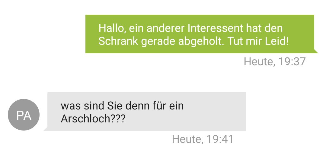 Einem geschenkten Gaul schaut man nicht ins Maul ... Sondern beleidigt ihn lieber! <a href="/keinanzeigen/">Keinanzeigen</a>