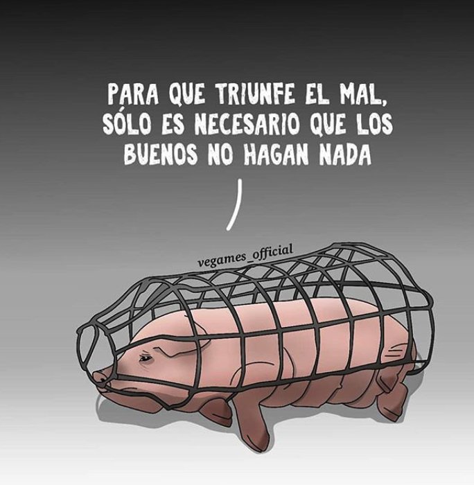 ¿Qué harás para ayudar a los animales en el 2019? #SeVegano [Arte via: @VegamesOfficial]