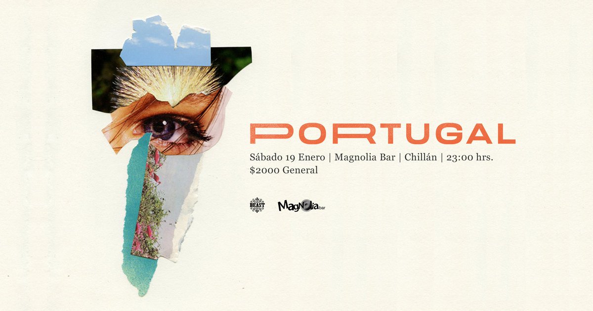 Atento Chillán! <a href="/portugalsuena/">Portugal</a> aterriza en <a href="/magnolia_bar/">MAGNOLIA BAR CHILLAN</a> el Sábado 19 de enero a las 23:00 hrs. No falten! #LAA facebook.com/events/2248157…