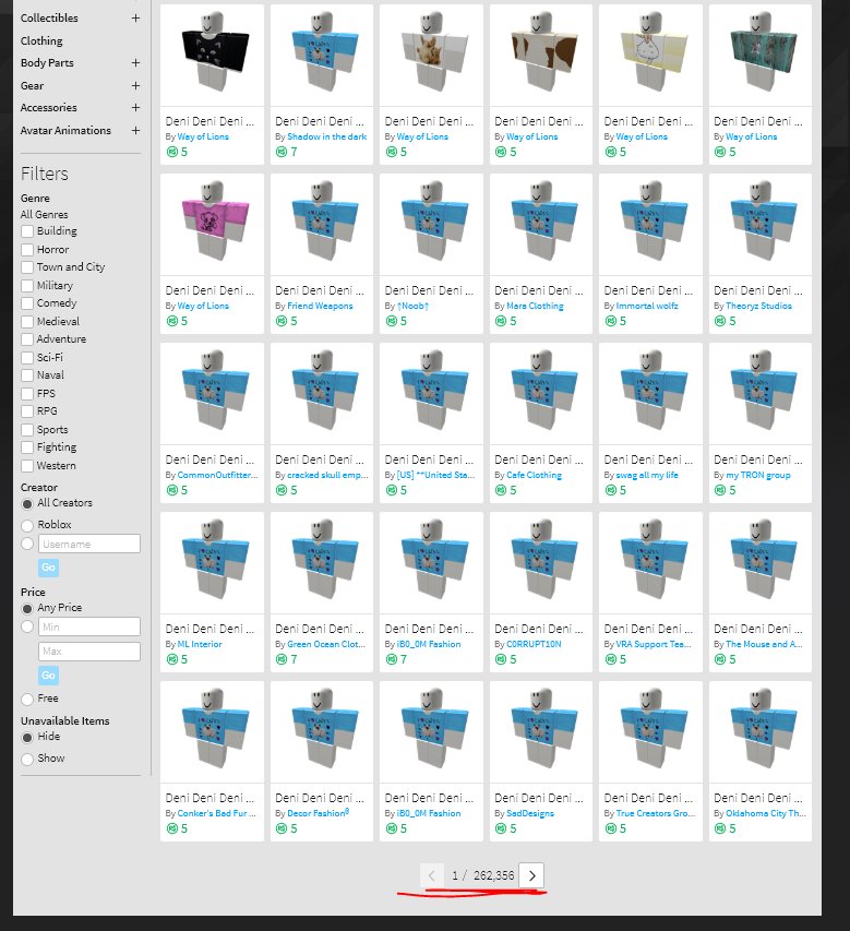 Roblox Clothing Bot - 5 robux clothing group