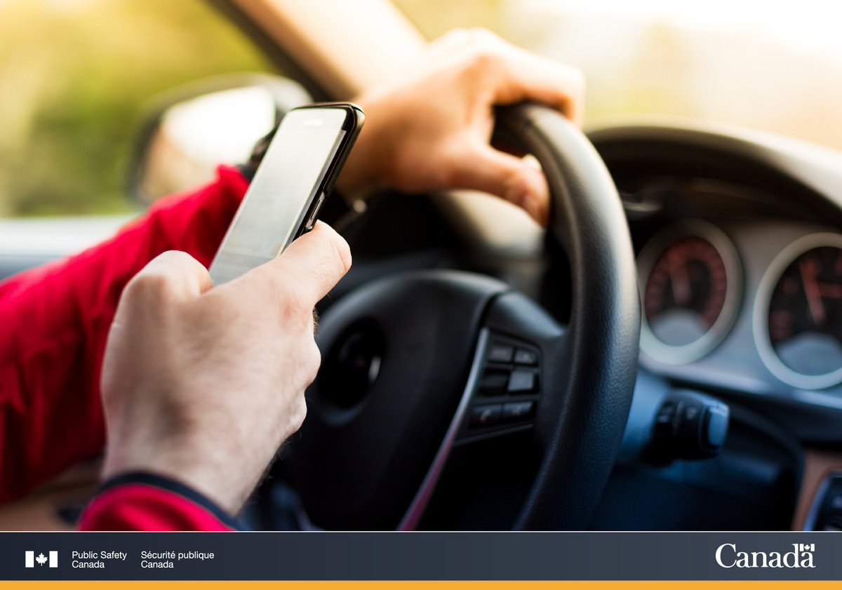 Safety_Canada's tweet photo. Got a text while driving? It can wait. Donโt text and drive. Distracted driving IS impaired driving. Find more info on impaired driving on the @rcmpgrcpolice website: https://t.co/xJK5oh578c https://t.co/DOCjBKuJBI