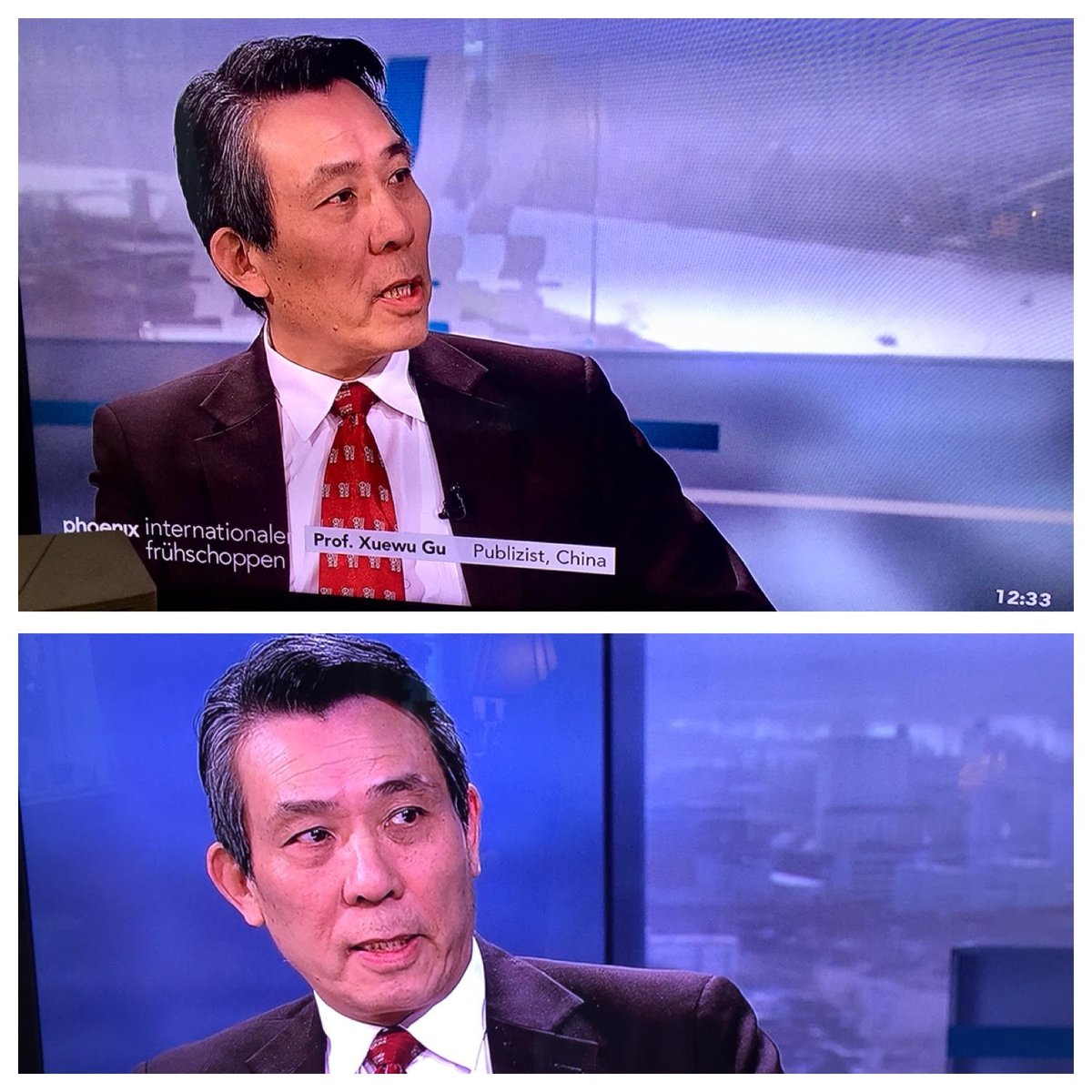 XUEWU_GU's tweet photo. 2019 steht China unter einem enormen Druck den Konflikt mit den USA friedlich auszutragen ohne den Eindruck zu erwecken gegenüber Trump eingeknickt zu sein. Meine  gewagte These bei #"Frühschoppen" https://t.co/vUiKfGnrh8