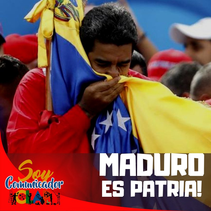 oshungregorio's tweet photo. #SoyComunicadorClap #ParaisoActivo con el presente @NicolasMaduro aseguramos la patria, no nos intimidan seguiremos en la vanguardia. @FreddyBernal @YepfriArguello @nicolasgpsuv https://t.co/Xpz5EJ7QT2