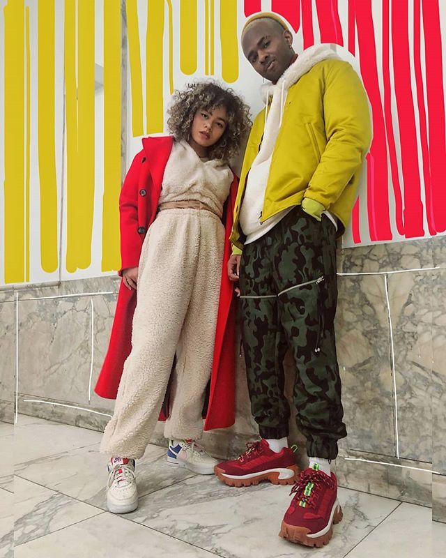 t_stylesiblings's tweet photo. Bold colours and fur vibes with @celmatique π ππΎ #flyyAlways #bestbackdrop https://t.co/ns3zZHMspL https://t.co/84RrBukRTK
