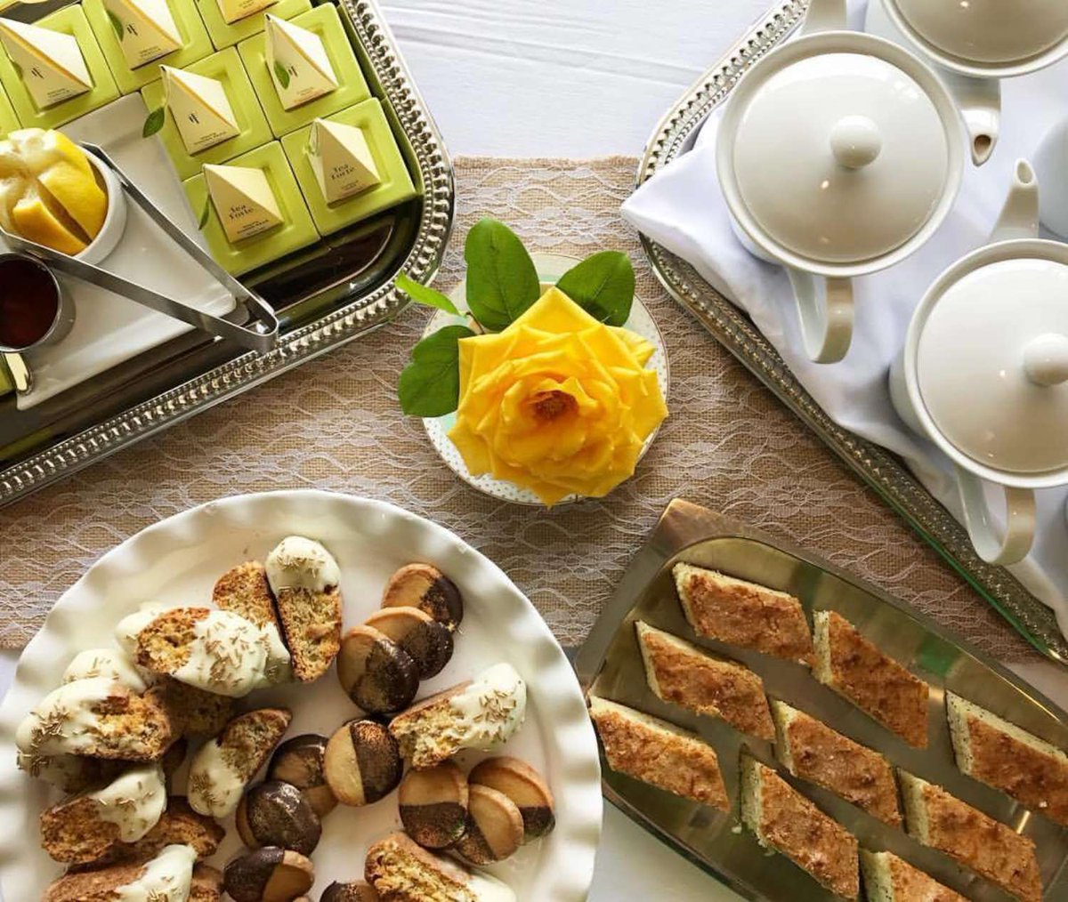 Looking for something to do to escape the cold? Tomorrow, January 8, 2019 from 2:00pm-4:00pm cozy on up at Mirbeau Inn &amp; Spa for some hot tea and delicious little bites to eat! 
pinehills.com/events/tuesday…