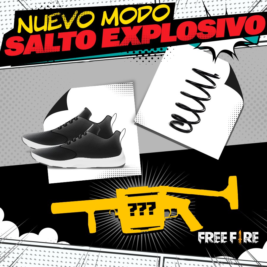 freefirelatino's tweet photo. 🚨🚨¡MUY PRONTO!🚨🚨
Llegará un nuevo modo con una nueva arma, ¿cuál crees que será?😱😱
.
.
#FreeFireLATAMoficial #FreeFire #NuevoModo 😎 https://t.co/THiQtz1mQO
