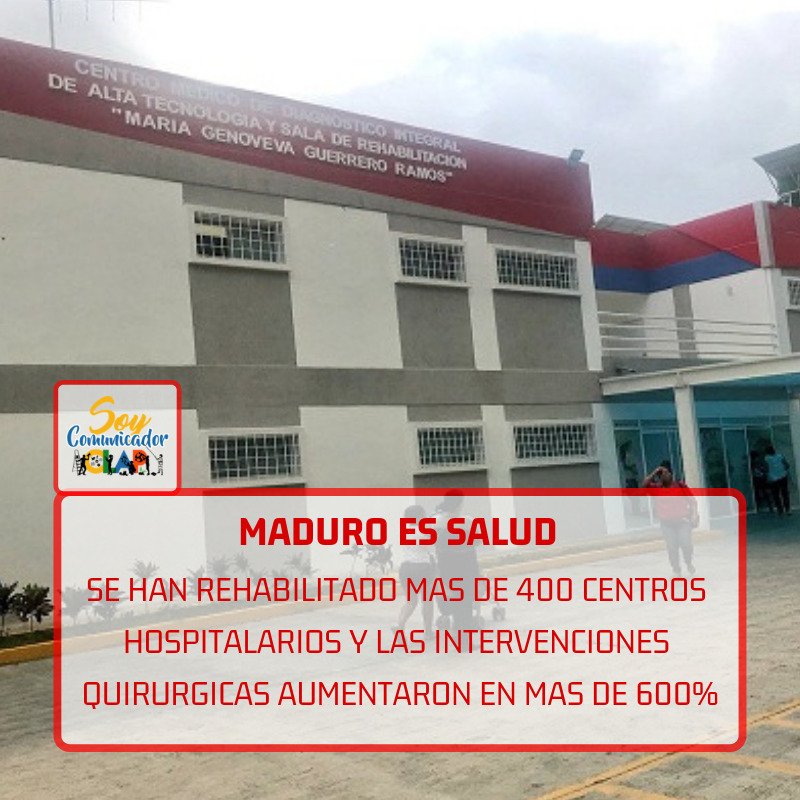 oshungregorio's tweet photo. #SoyComunicadorClap #ParaisoActivo Un chavista no olvida los logros de la revolución . Estamos contigo @NicolasMaduro @FreddyBernal @YepfriArguello @nicolasgpsuv https://t.co/D88Ho84cBx