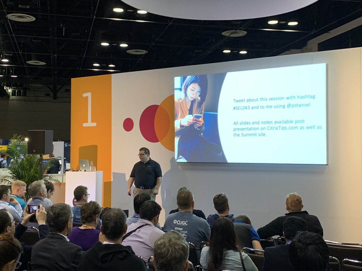 stevegreenberg's tweet photo. @Pstansel rocking the Geek Theater at #CitrixSumit with “CITRIX in the cloud.... one year later” aka “it has gotten better!” https://t.co/Ze752Yqwlt