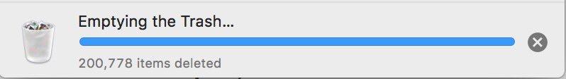 Delete your trash they said, it’ll be fun they said.... #neverending