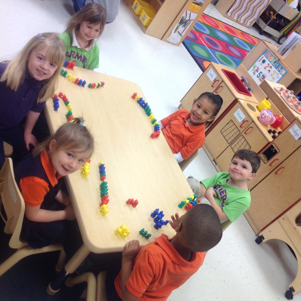 SarahFarmerPreK's tweet photo. Back to school, back to learning! Prek students choosing how to sort their animals- by size, by type of animal, or by color! @FarmerDragons  @JCPSEARLY https://t.co/LXkCuQovuV