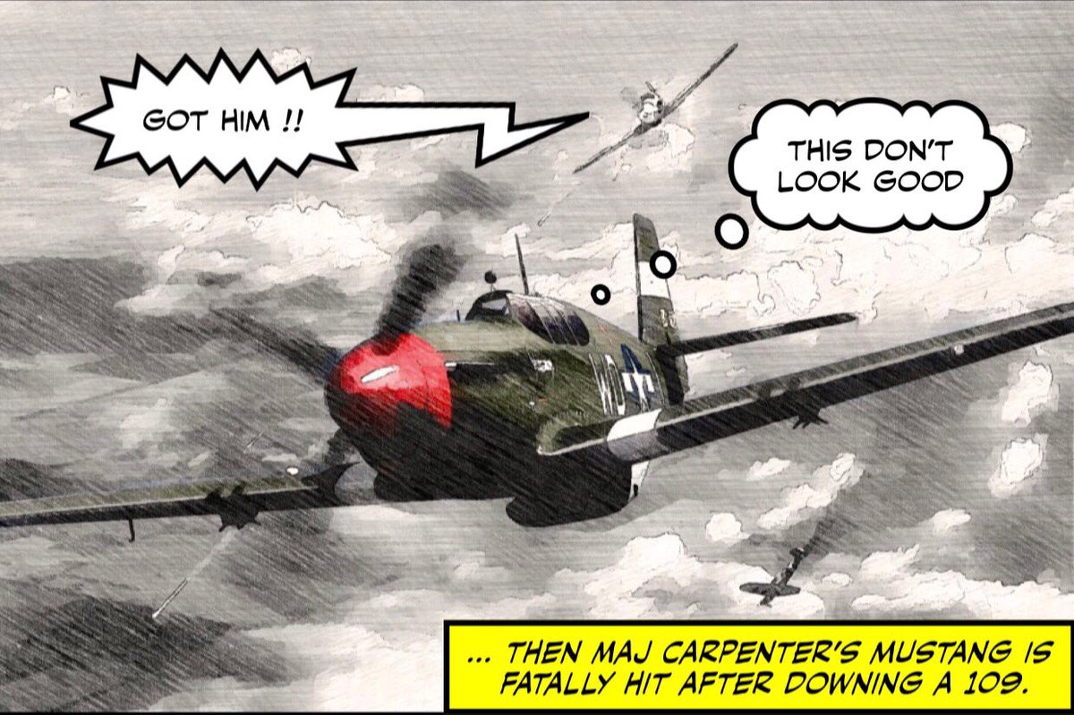 Just for fun here is my homage to the Commando comics of my youth. 
#Aviation #comics #aircraft #wwii #ww2 #comicbookart